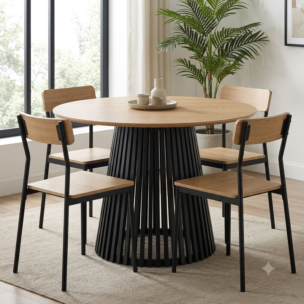 Osaka 4-Seater Compact Dining Set